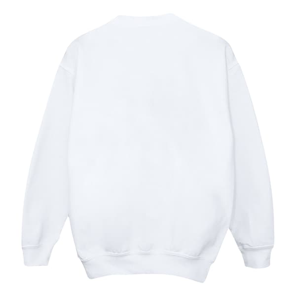 Disney Herr Nightmare Before Christmas Jack´s Face Bold Sweatshirt White 5XL