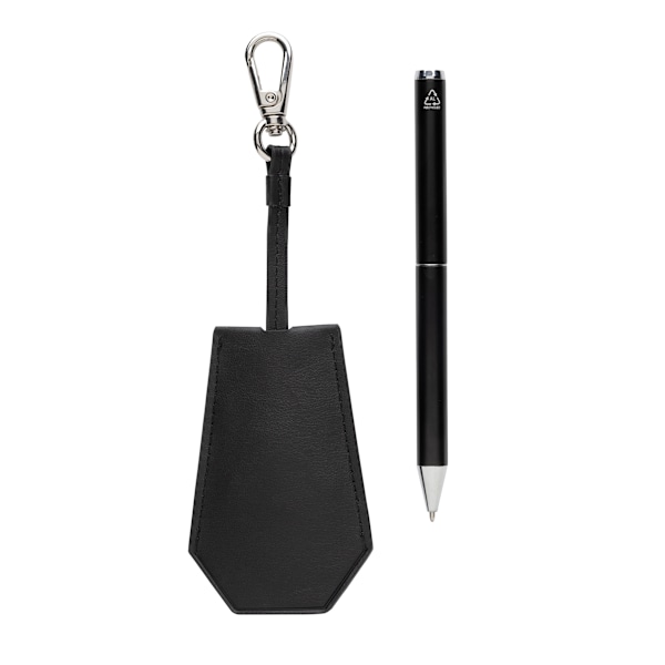 Swiss Peak Tula Återvunnen PU Pennset One Size Svart Black One Size