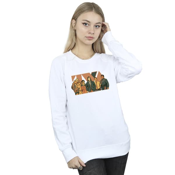 Marvel Dam/Damer Loki TVA Grupp Sweatshirt XL Vit White XL