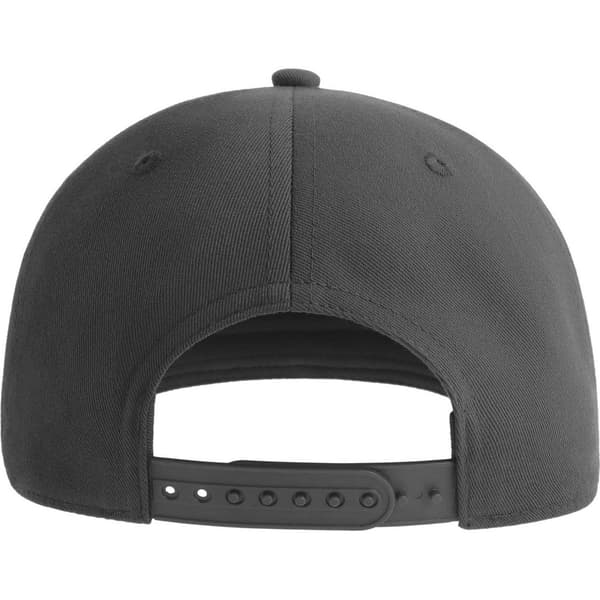 Atlantis Unisex Vuxen James 6 Panel Återvunnen Polyester Snapback Dark Grey One Size