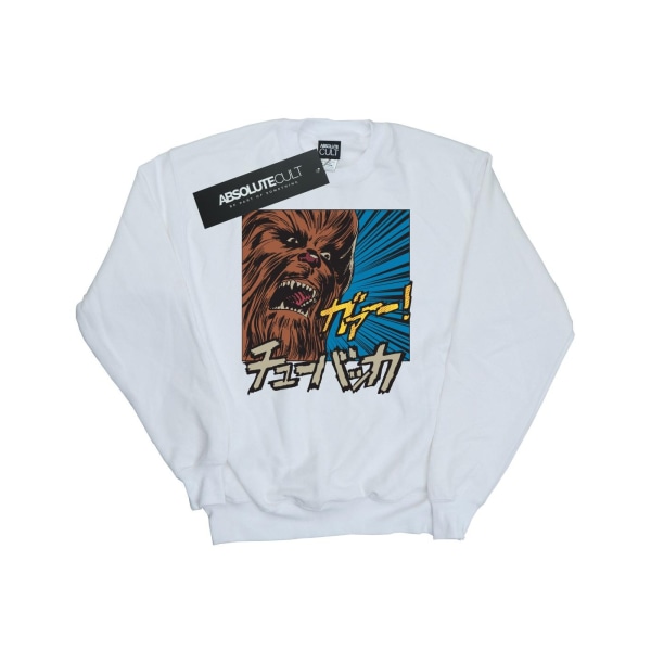 Star Wars Dam/Damer Chewbacca Roar Pop Art Sweatshirt XL Vit White XL