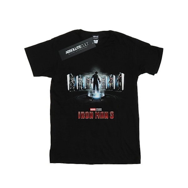 Marvel Studios Iron Man 3 Poster T-shirt L Svart Black L