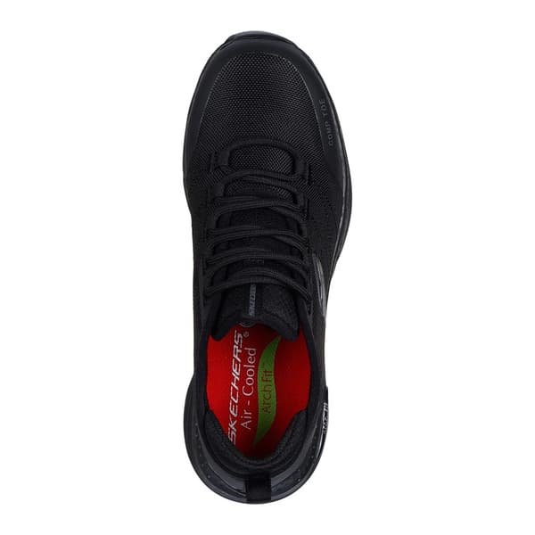 Skechers Dam SR Ebinal Arch Fit Skyddsskor 4 UK Black 4 UK