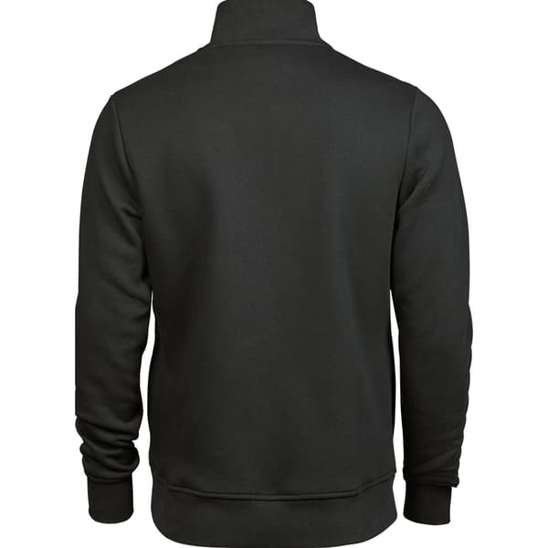 Tee Jay Unisex Vuxen Halv Zip Sweatshirt S Mörkgrå Dark Grey S
