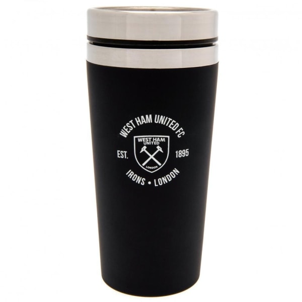 West Ham United FC Executive Crest Resemug En Storlek Svart/Silver Black/Silver One Size