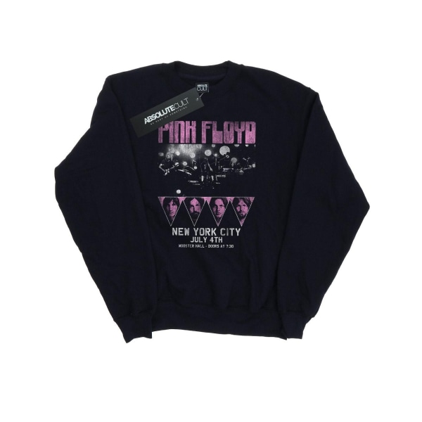 Pink Floyd Womens/Ladies Tour NYC Sweatshirt L Svart Black L