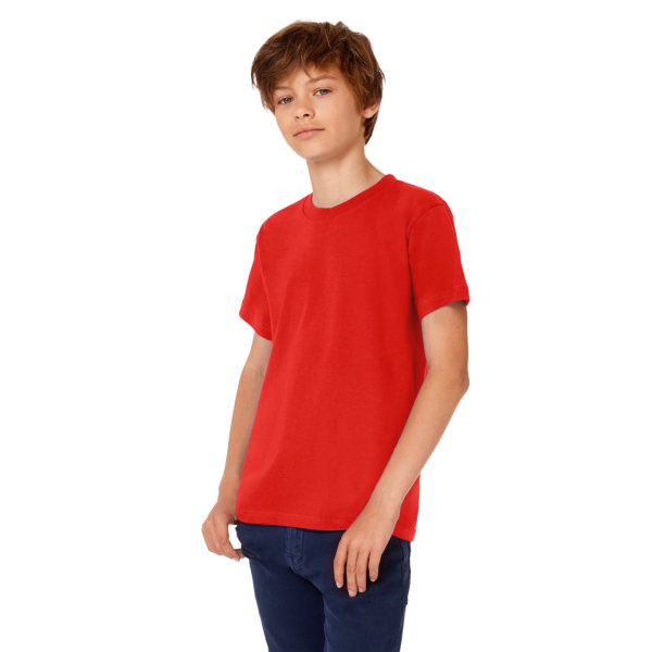 B&C Kids/Childrens Exact 190 Kortärmad T-shirt 12-14 Röd Red 12-14