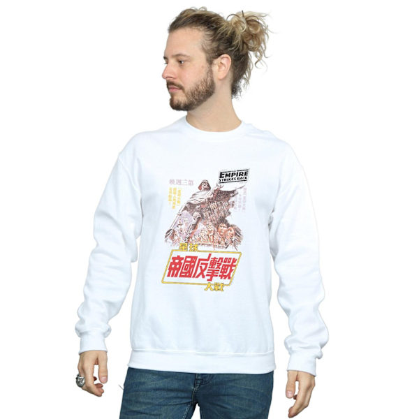 Star Wars Herr The Empire Strikes Back Airbrush Kanji Poster Sweatshirt White 5XL