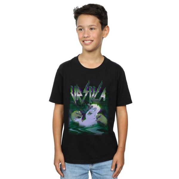 Disney Boys Ursula Glitch T-shirt 7-8 år Svart Black 7-8 Years