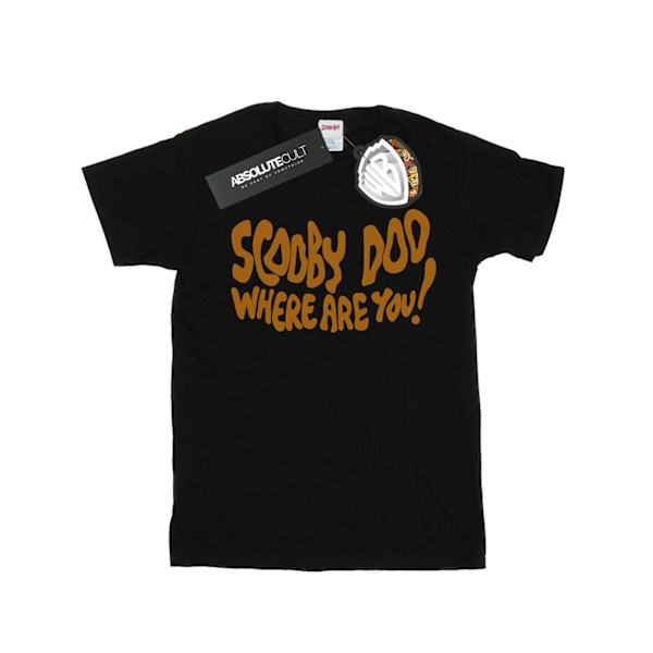 Scooby Doo Dam/Damer Var Är Du Spöklik Bomull Pojkvän Black XL