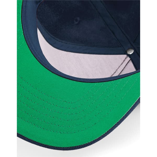 Beechfield Unisex Vuxen Original Flat Peak Snapback Cap One Size White/Black One Size