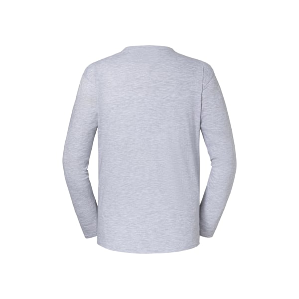 Fruit of the Loom Mens Iconic 195 Premium Long-Sleeved T-Shirt Heather Grey L