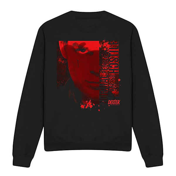 Dexter Unisex Vuxen Normal Sweatshirt S Svart Black S