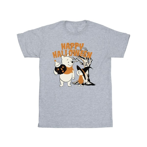 Disney Herr Nalle Puh och Nasse Happy Halloween T-shirt Sports Grey S