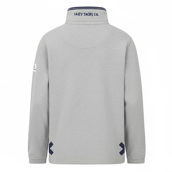 Lazy Jacks Pojkar Quarter Zip Tröja 7-8 År Grå Grey 7-8 Years
