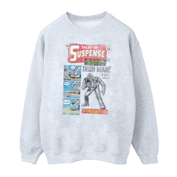 Marvel Dam/Kvinnor Iron Man Distressed Tales Of Suspense Sweatshirt Sports Grey S