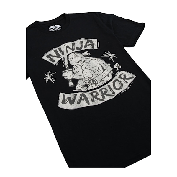 TMNT Ninja Warrior T-shirt för män M Svart Black M