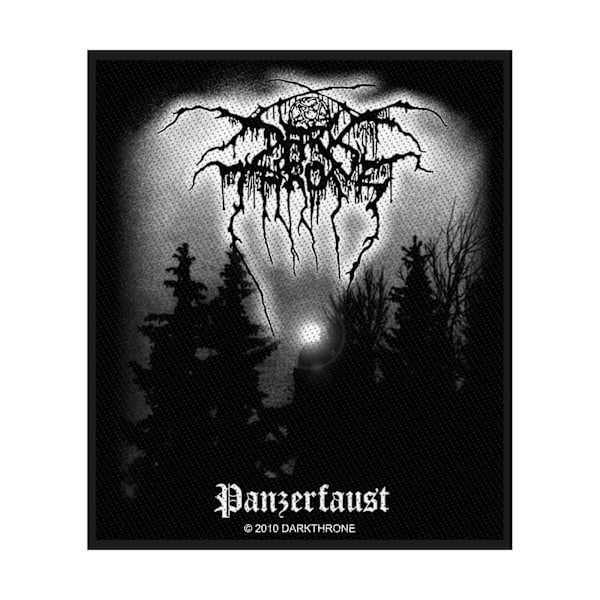 Darkthrone Panzerfaust Patch One Size Svart/Vit Black/White One Size