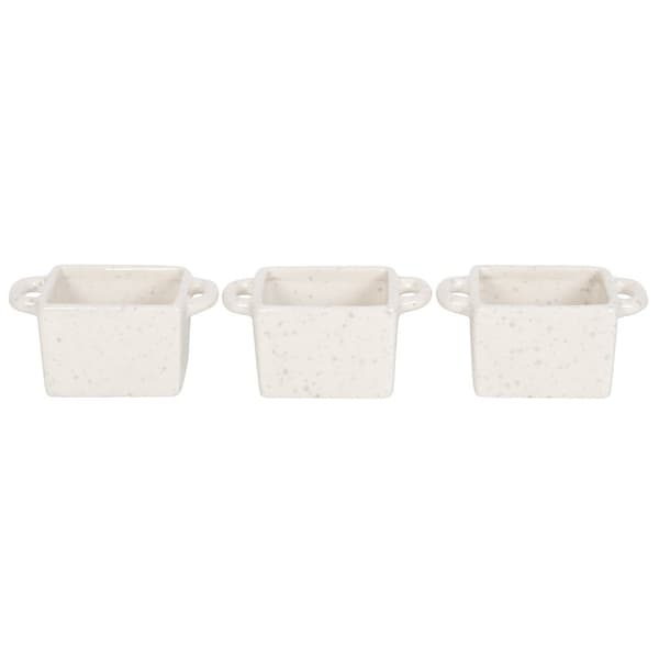 Something Different Keramisk Julgodisskål (3-pack) På White One Size