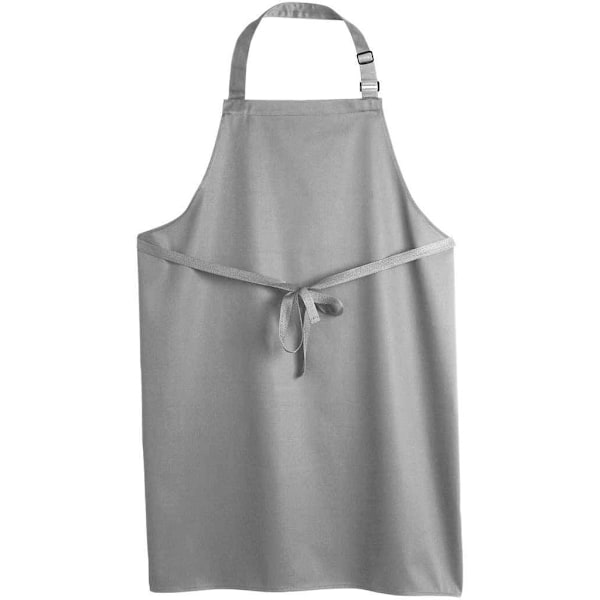 Dennys Full Apron One Size Light Grey Light Grey One Size