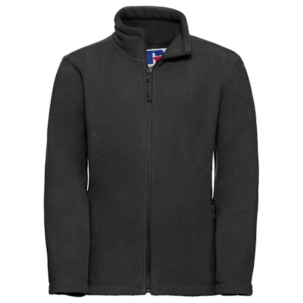 Jerzees Schoolgear Barn Full Zip Outdoor Fleece Jacka 11- Black 11-12