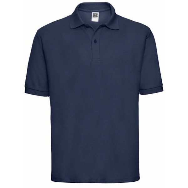 Russell Herr Classic Kortärmad Polycotton Pikétröja XS Fren French Navy XS