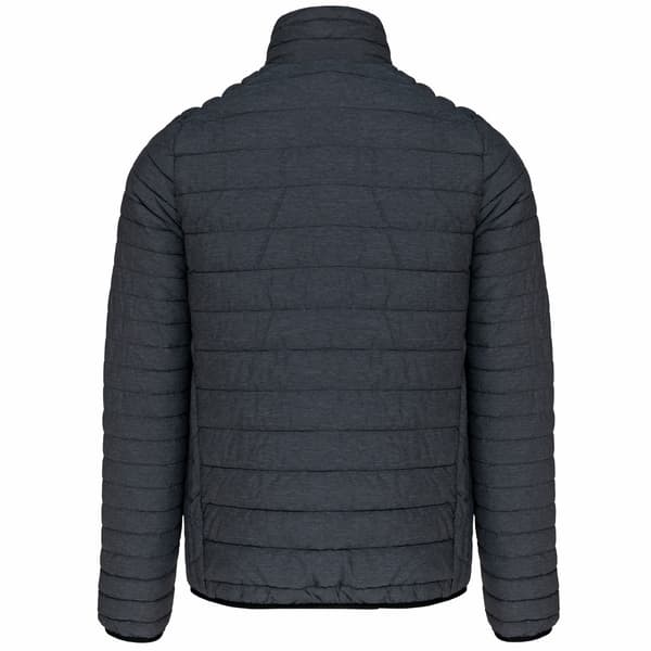 Kariban Herr Lättvikts Vadderad Jacka S Mörkgråmelerad Dark Grey Marl S