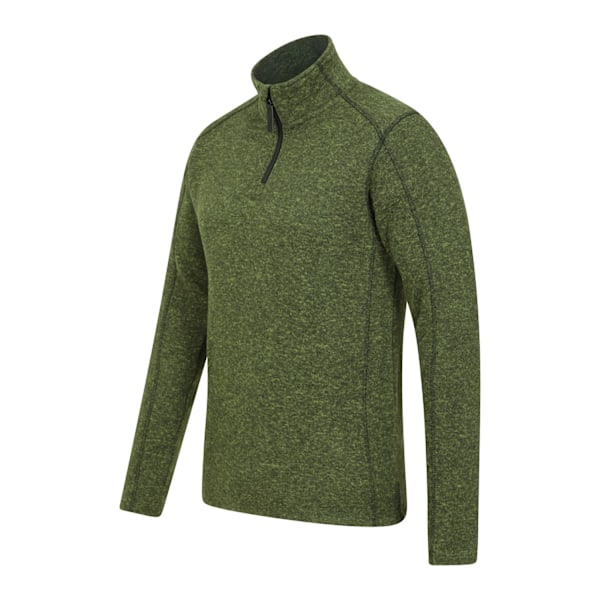 Mountain Warehouse Idris II Halvzip Fleece Top XS Mörk Khaki Dark Khaki XS