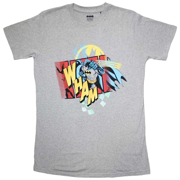 Batman Unisex Vuxen Wham T-Shirt M Grå Grey M