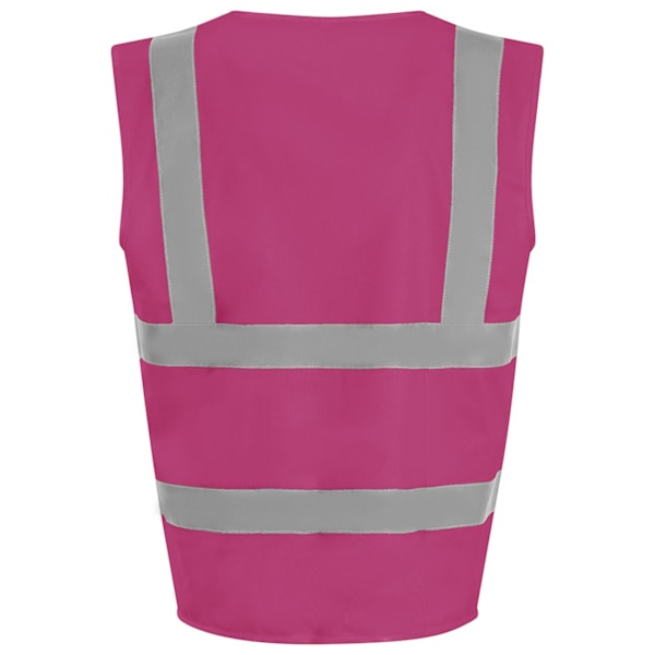 PRO RTX Hög synlighet Unisex Väst 3XL Hallon Raspberry 3XL