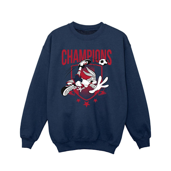 Looney Tunes Girls Bugs Bunny Champions Sweatshirt 9-11 år N Navy Blue 9-11 Years