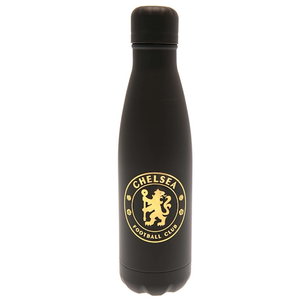 Chelsea FC Termosflaska En Storlek Svart/Guld Black/Gold One Size