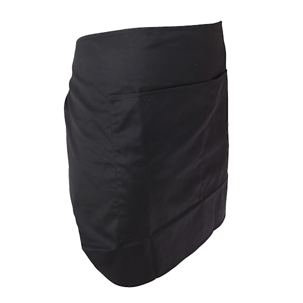 Dennys Unisex Vuxen Wrapover Midja Förkläde En Storlek Svart Black One Size