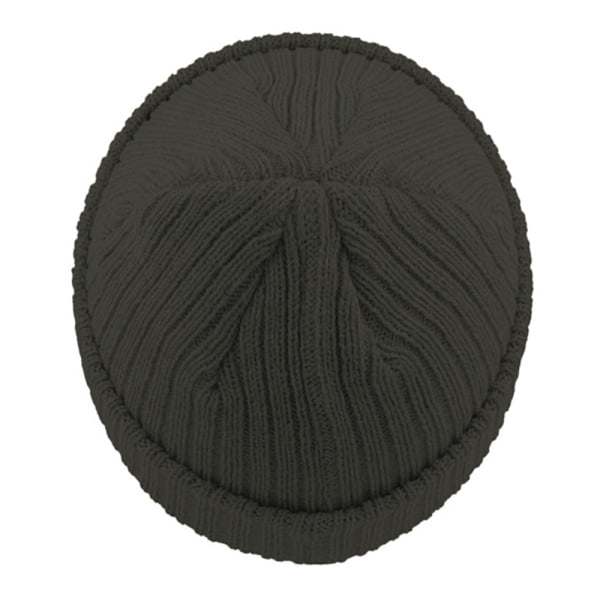 Atlantis Unisex Docker Short Beanie Med Uppvik En Storlek Skog Forest Green One Size