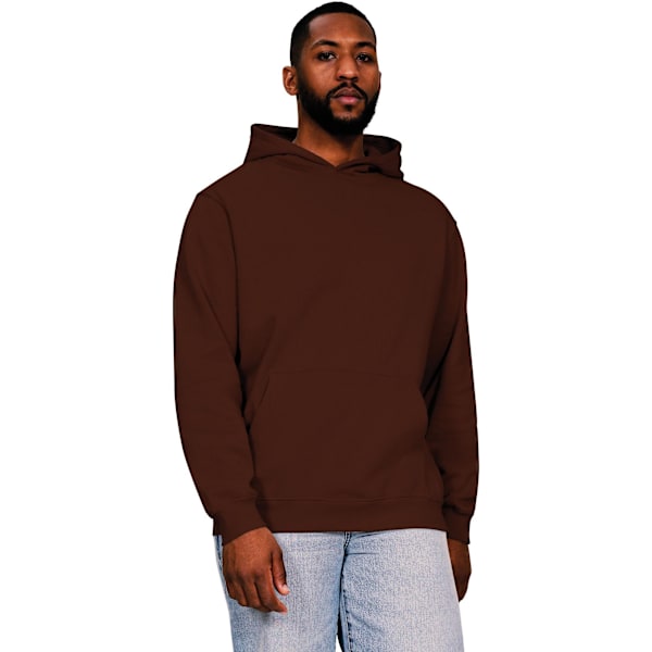Casual Classics Herr Core Ringspun Bomullshoodie L Choklad Chocolate L