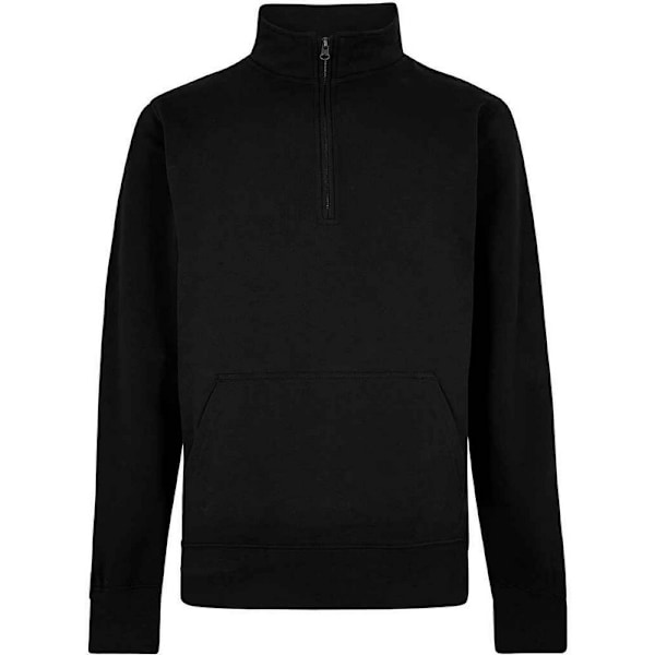 Kustom Kit Unisex Vuxen Piqué Tröja med Kvartsdragkedja 3XL Svart Black 3XL