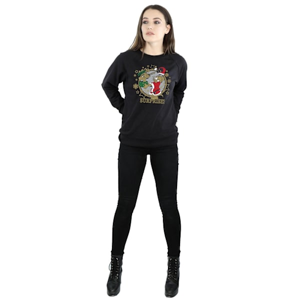 Tom And Jerry Dam/Damer Jul Överraskning Sweatshirt M Svart Black M