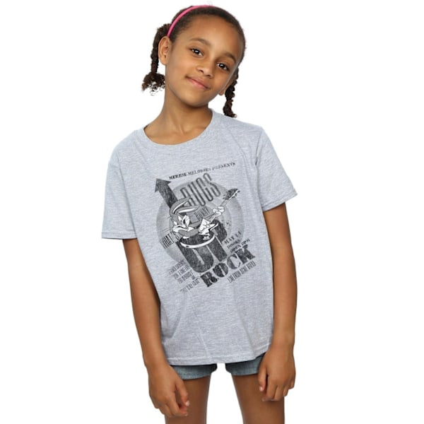 Looney Tunes Girls Bugs Bunny What´s Up Rock Bomull T-shirt 5-6 Sports Grey 5-6 Years