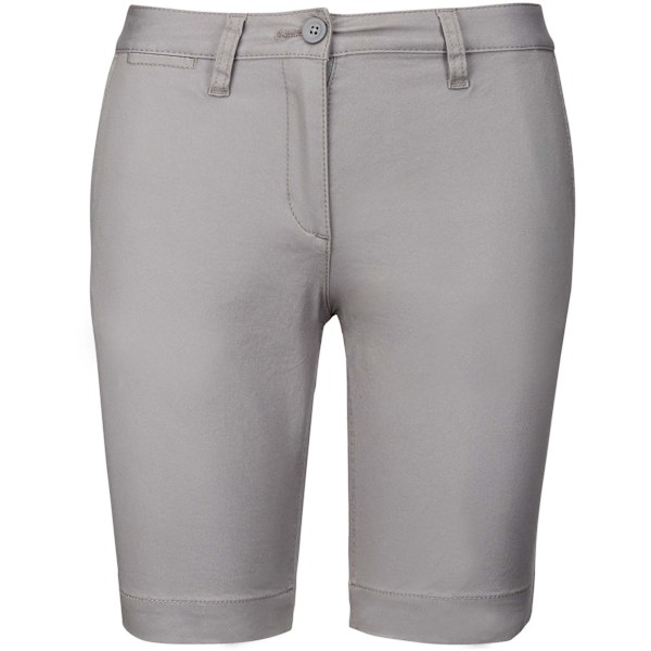 Kariban Dam/Dam Chino Bermuda Shorts 16 UK Fine Grey Fine Grey 16 UK