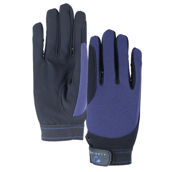 Aubrion Barn/Barn Mesh Ridhandskar M Marinblå Navy M