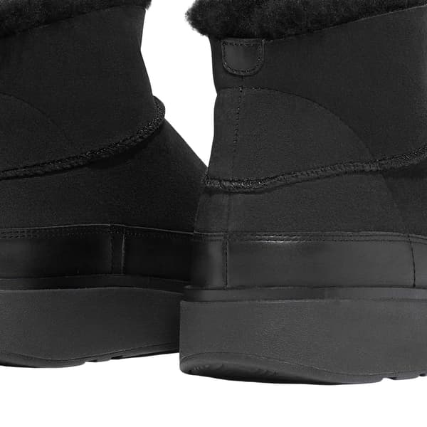 Fit Flop Dam/Dam Gen-FF Ultra Mini Doubleface Shearling A Black 4 UK