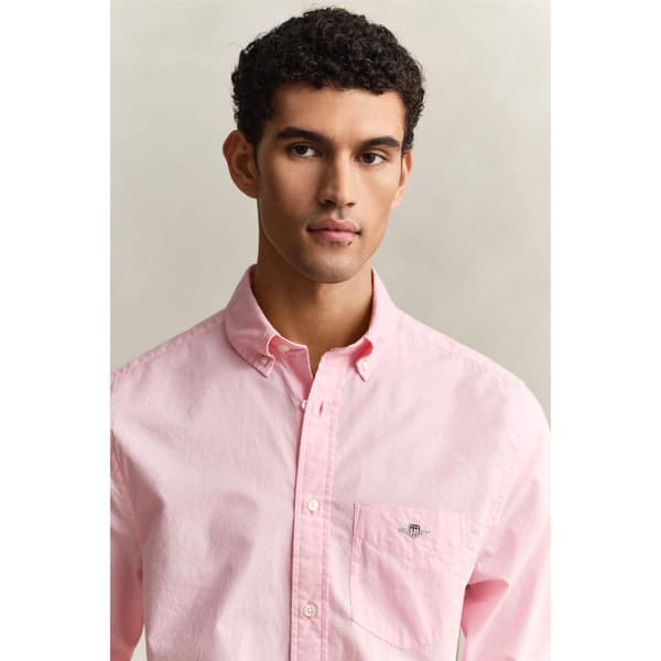 Gant Herr Poplinskjorta S Rosa Pink S