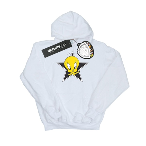 Looney Tunes Tweety Pie Star Hoodie M Vit White M