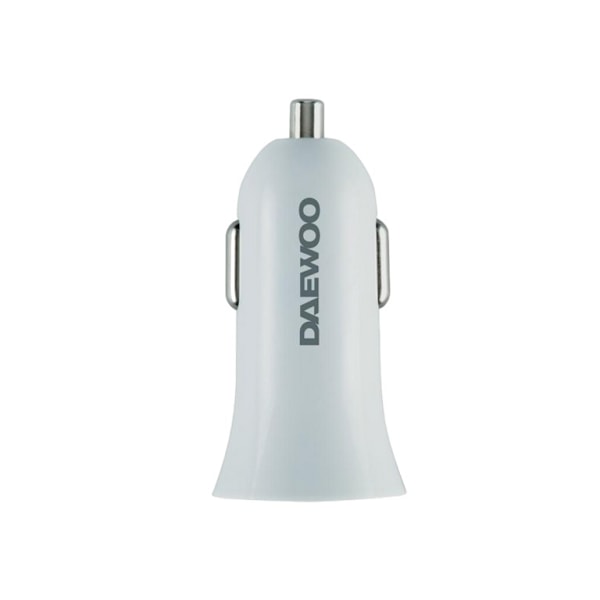 Daewoo Dubbel USB Billaddare En Storlek Vit White One Size