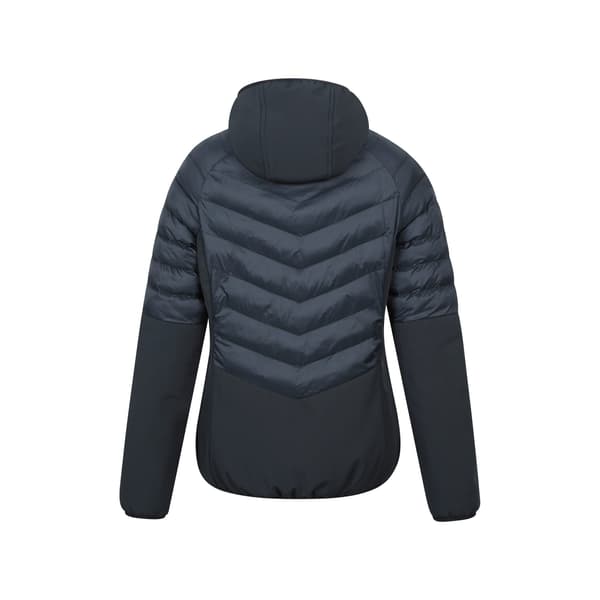 Mountain Warehouse Agile Vadderad Softshelljacka för Dam Black 18 UK