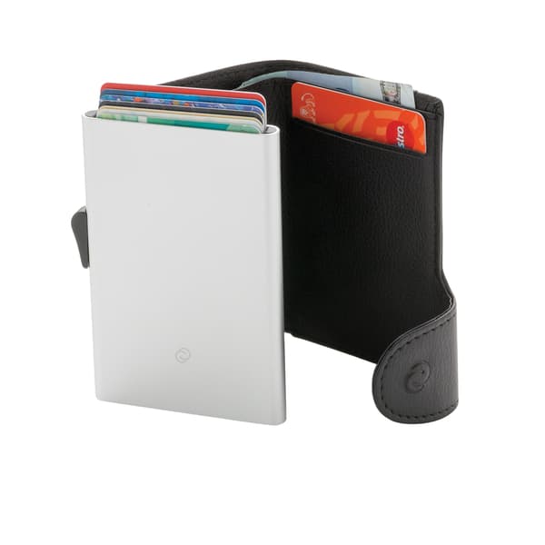 C-Secure RFID Plånbok och Korthållare Set One Size Svart Black One Size
