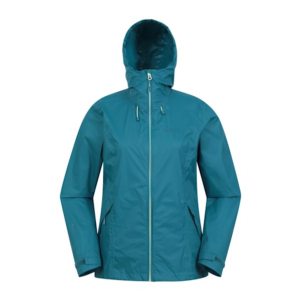 Mountain Warehouse Dam/Damer Swerve Packaway Vattentät Jacka Teal 18 UK