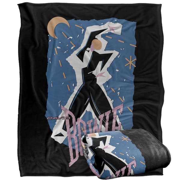 David Bowie Silkeslen Gitarr Gradient Supermjuk Filt One Size Mu Multicoloured One Size