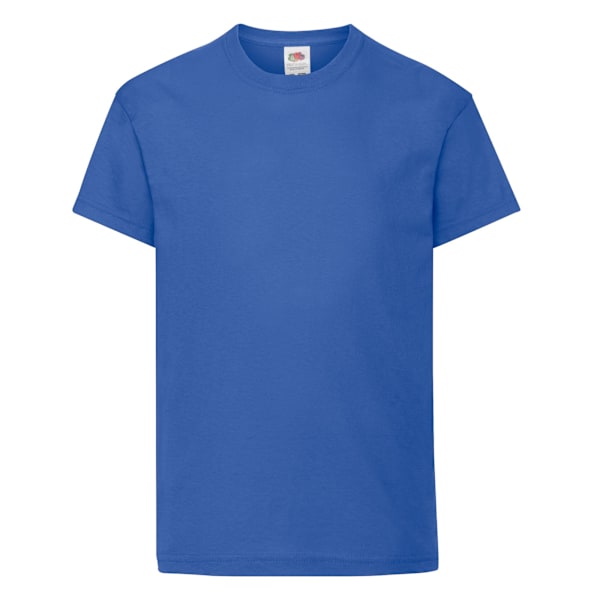 Fruit of the Loom Barn/Barn Original T-shirt 9-11 år Ro Royal Blue 9-11 Years