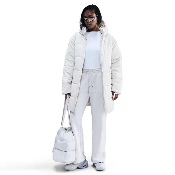 Nike Dam/Dam Klassisk Therma-Fit Isolerad Lös Pufferjacka Bone/White 8 UK